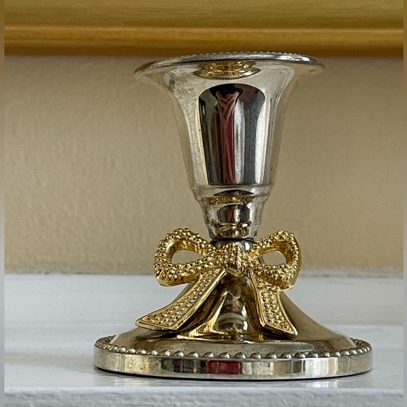 Vintage silver plated candlestick - Picture 2 of 6